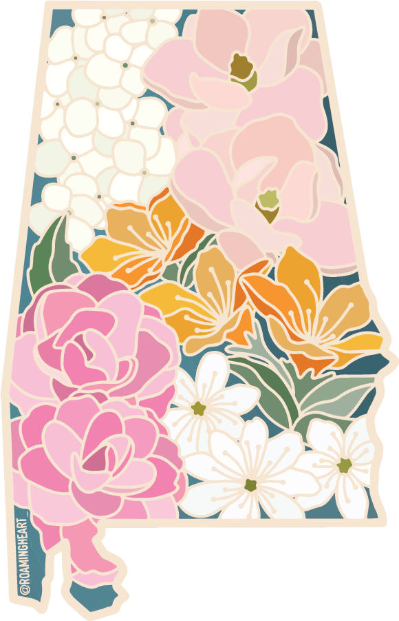 Alabama Wildflower | Sticker