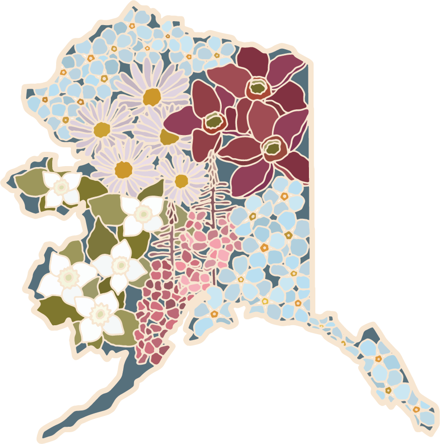 Alaska Wildflower | Sticker