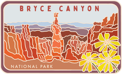 Bryce Canyon - License Plate Series | Sticker