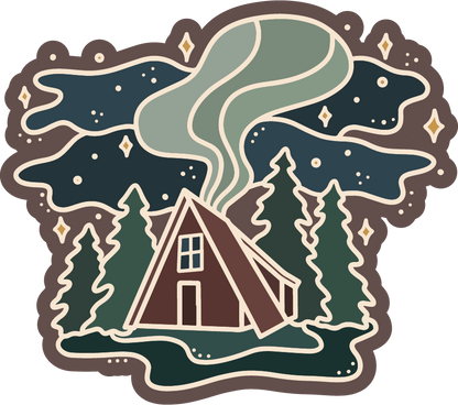 Cabin in the Woods | Sticker