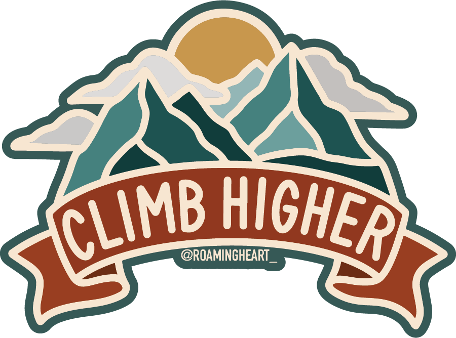 Climb Higher | Sticker