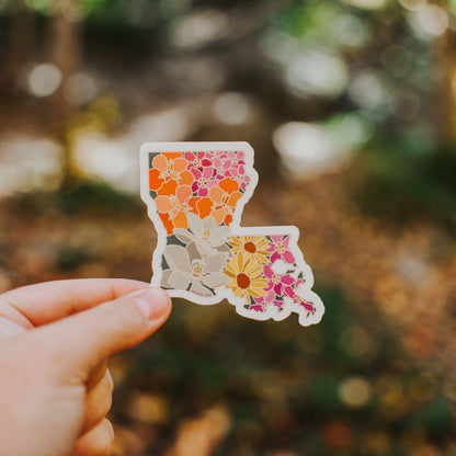 Louisiana Wildflower | Clear Sticker