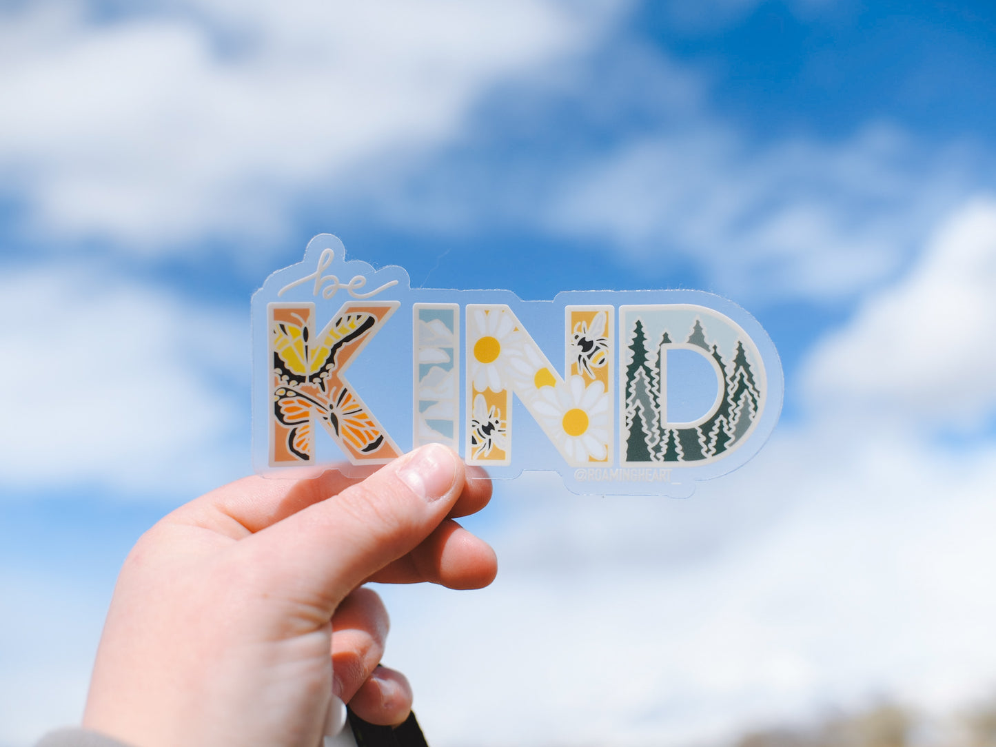 Be Kind | Clear Sticker