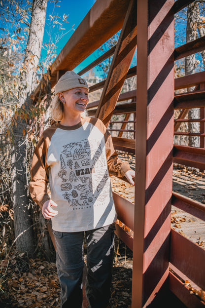 Utah Icon | Raglan Long Sleeve