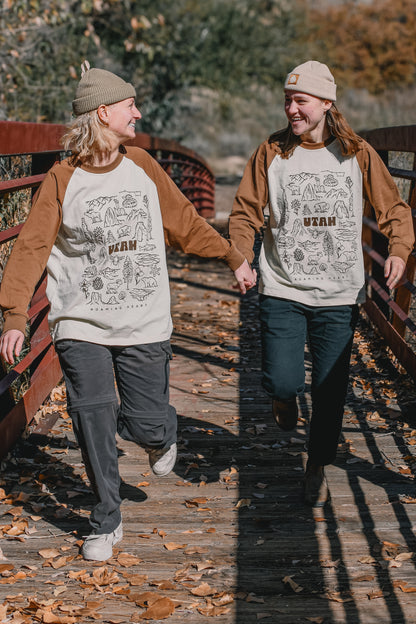 Utah Icon | Raglan Long Sleeve