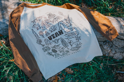 Utah Icon | Raglan Long Sleeve