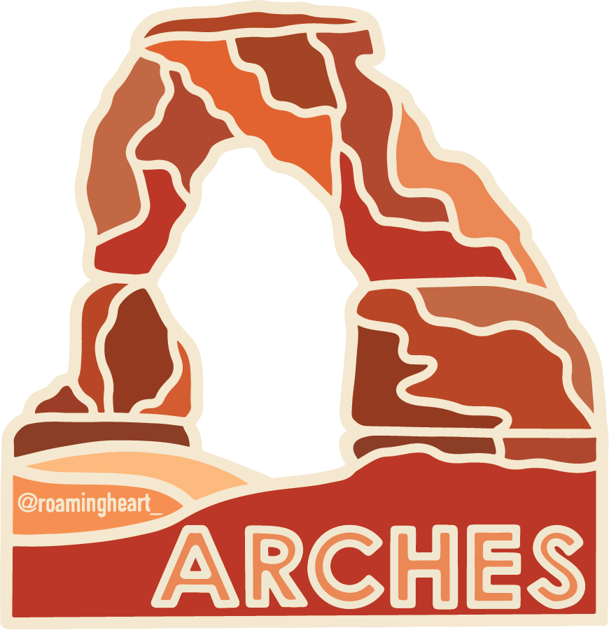 Delicate Arch | Sticker