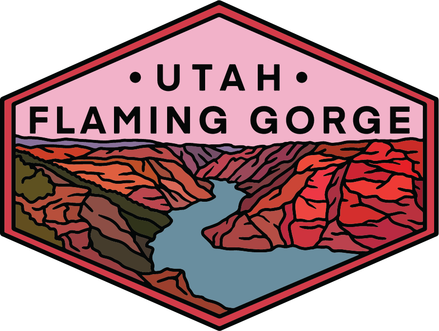 Flaming Gorge Utah | Sticker