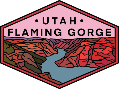 Flaming Gorge Utah | Sticker