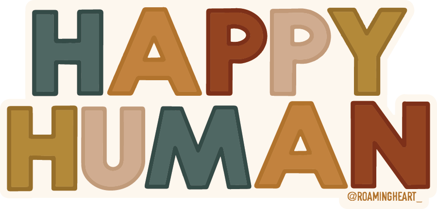 Happy Human | Sticker