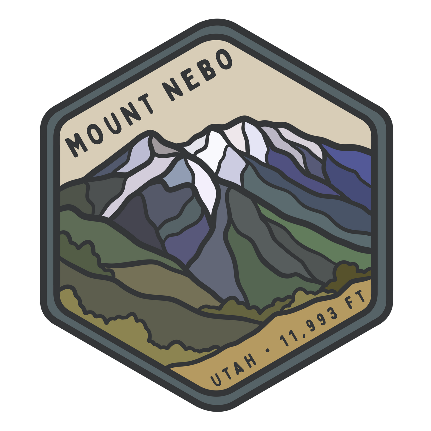 Mount Nebo | Sticker