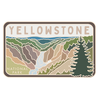 Yellowstone Falls | Sticker