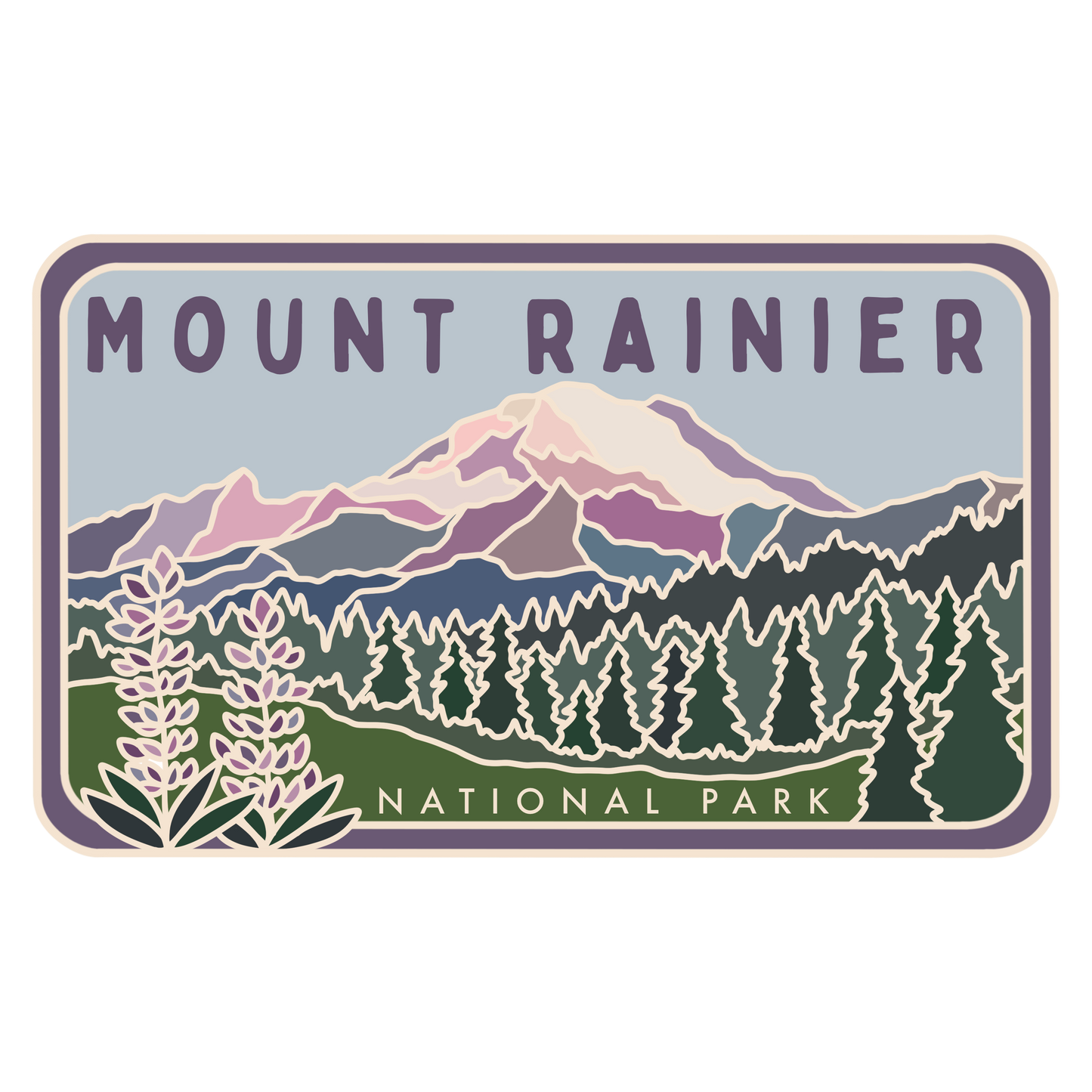 Mount Rainier National Park | Sticker