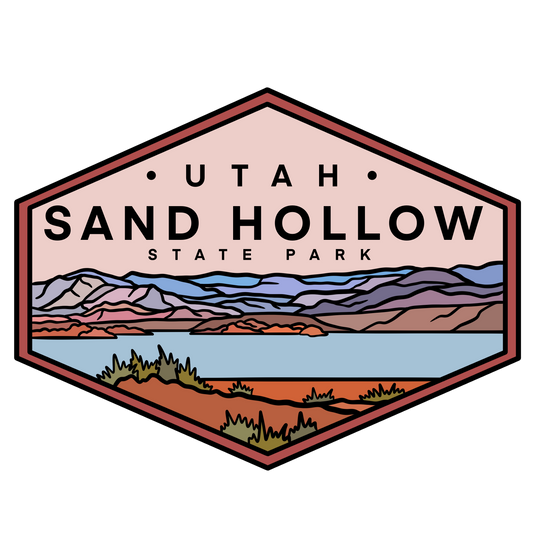 Sand Hollow State Park Utah | Sticker