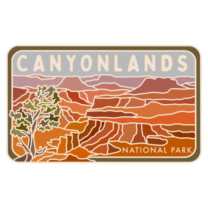 Canyonlands - License Plate Series | Sticker