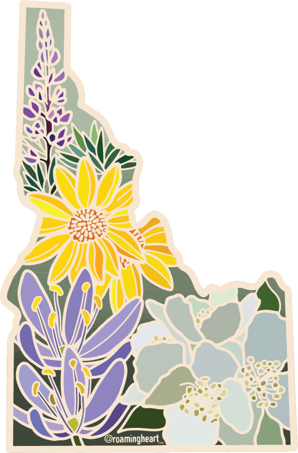 Idaho Wildflower | Sticker