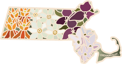 Massachusetts Wildflower | Sticker