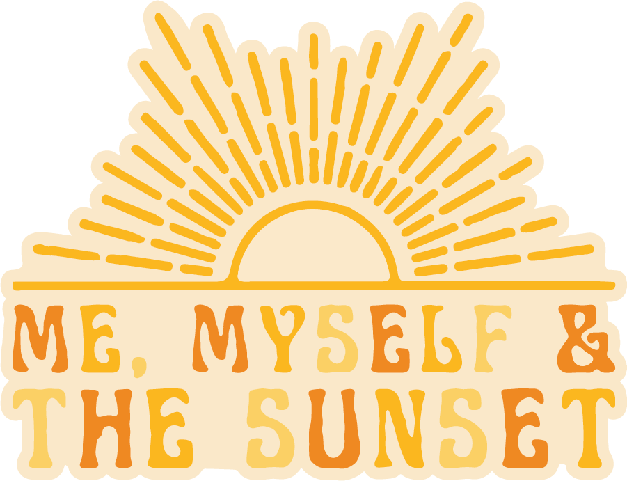 Me, Myself & The Sunset | Sticker