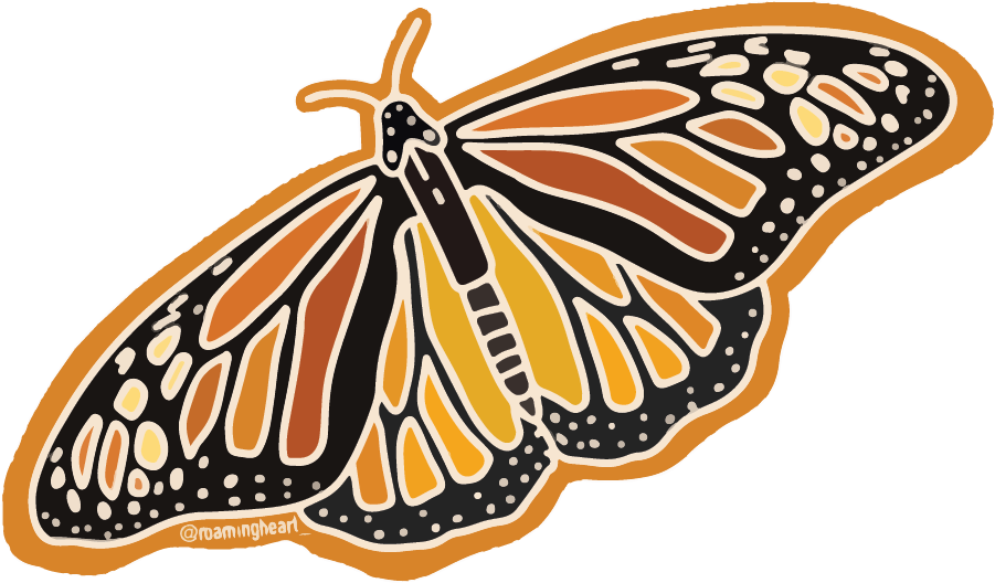 Monarch Butterfly | Sticker