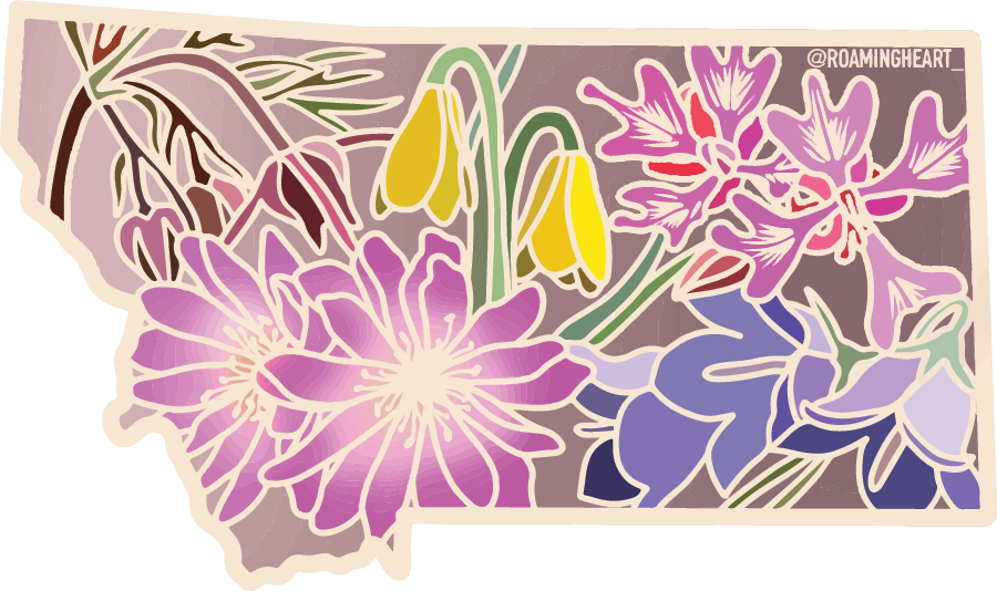 Montana Wildflower | Sticker