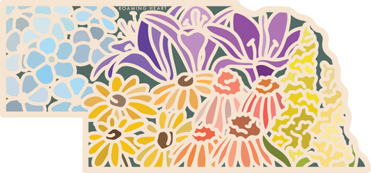 Nebraska Wildflower | Sticker