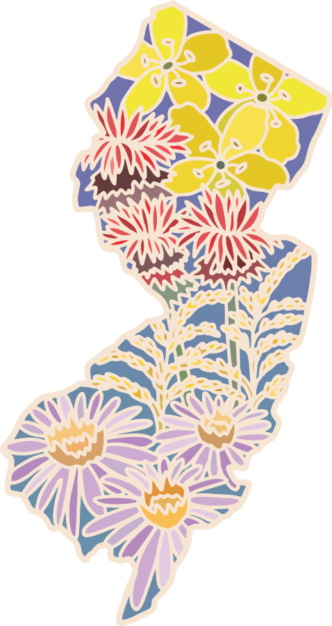 New Jersey Wildflower | Sticker