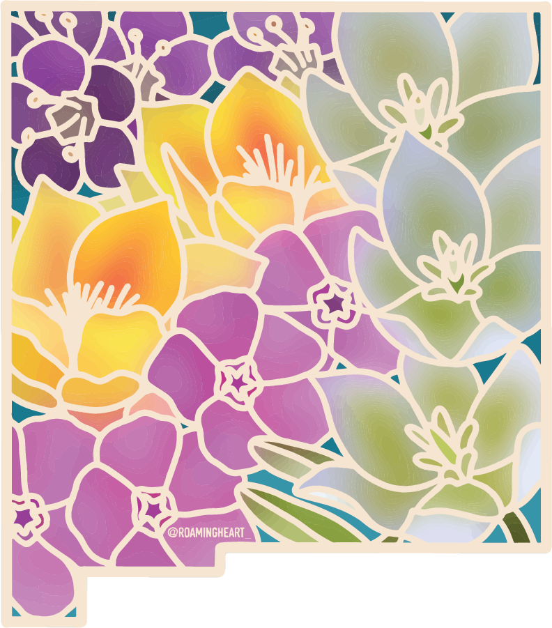 New Mexico Wildflower | Sticker