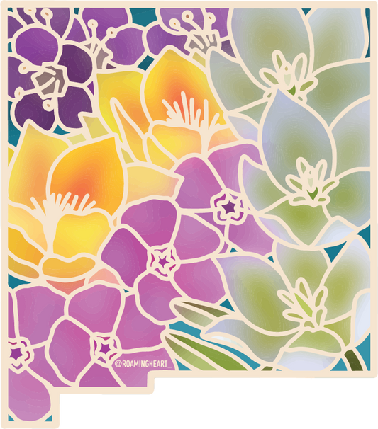 New Mexico Wildflower | Sticker