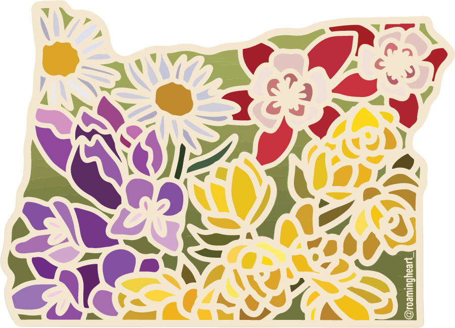 Oregon Wildflower | Sticker