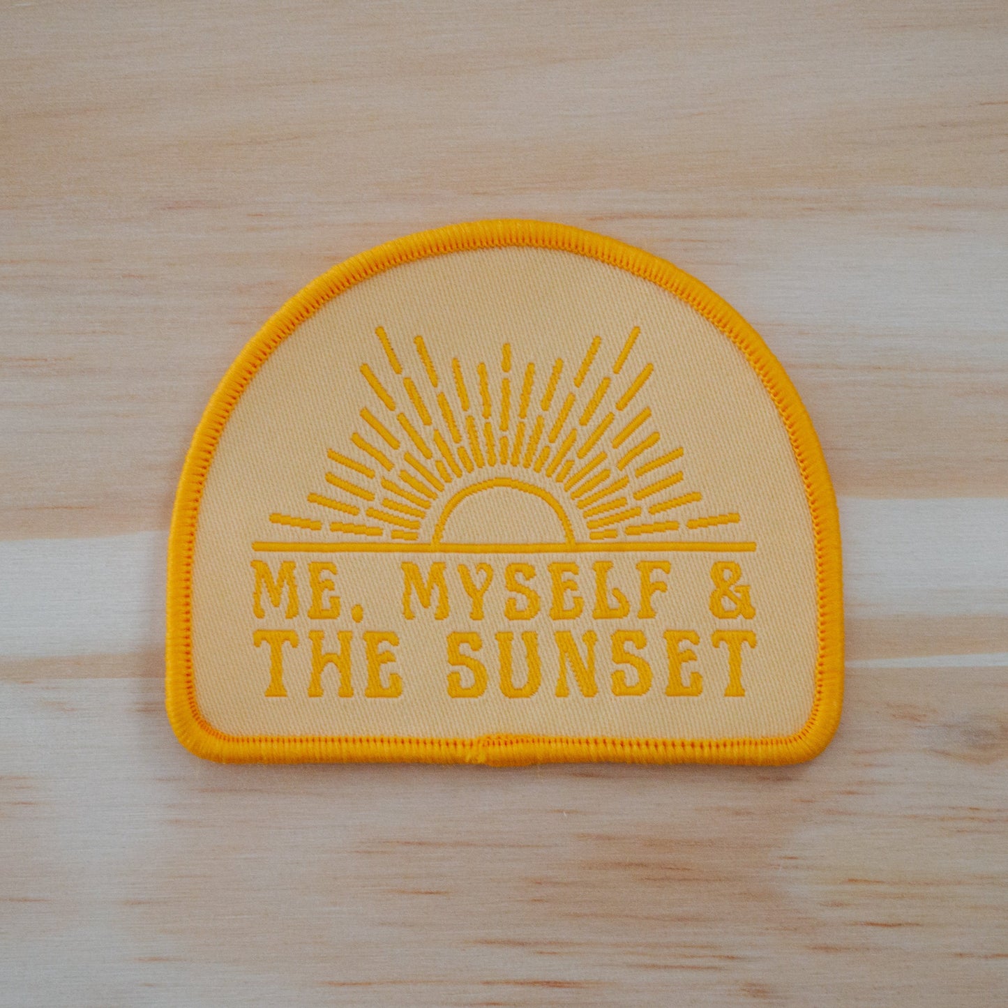 Me, Myself & the Sunset | Sew-On Patch