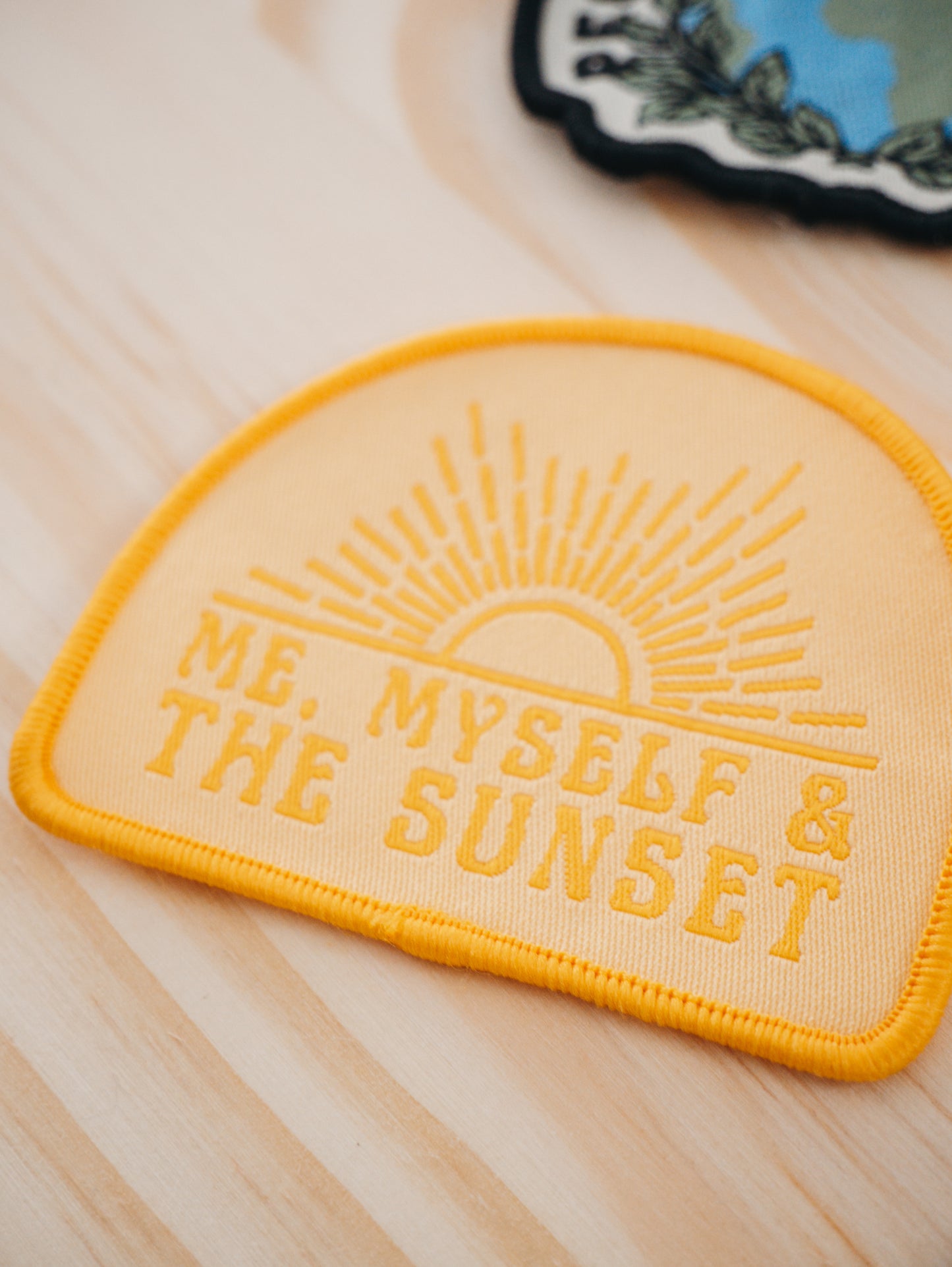 Me, Myself & the Sunset | Sew-On Patch