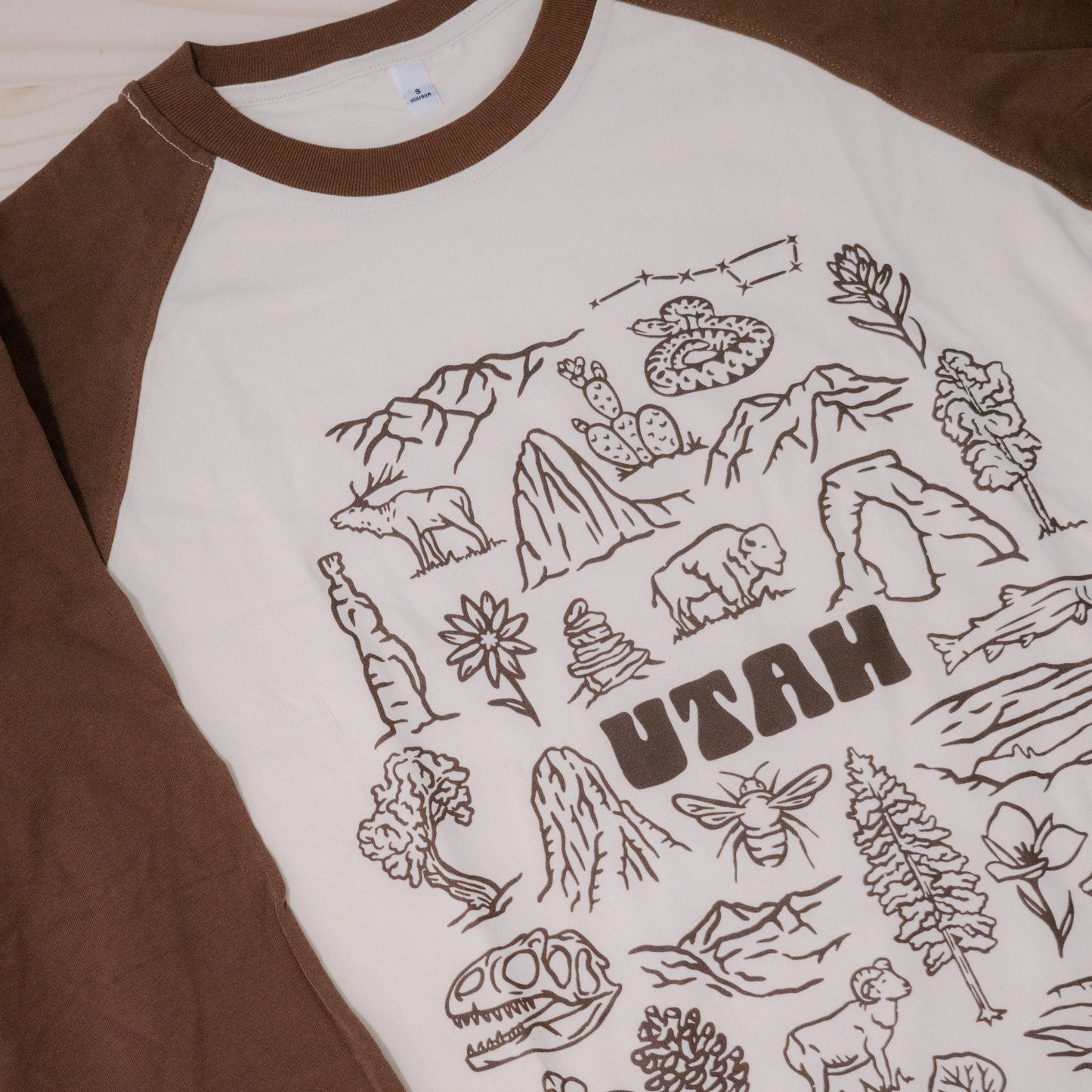 Utah Icon | Raglan Long Sleeve