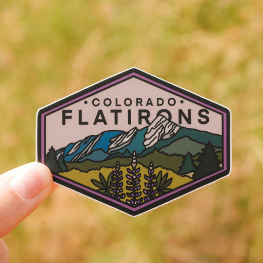 Flatirons Colorado | Sticker