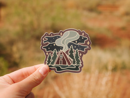 Cabin in the Woods | Sticker