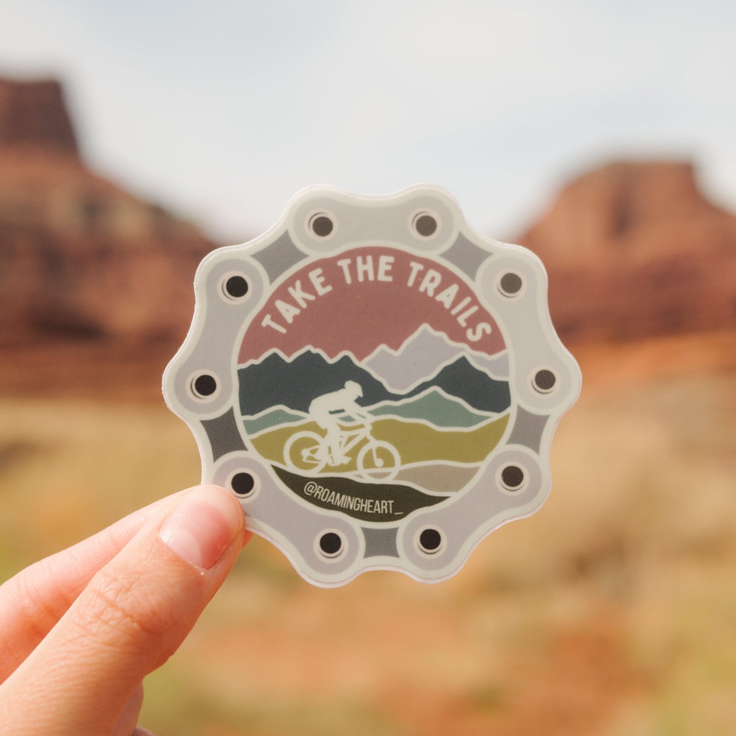 Take the Trails Mountain Biking | Sticker