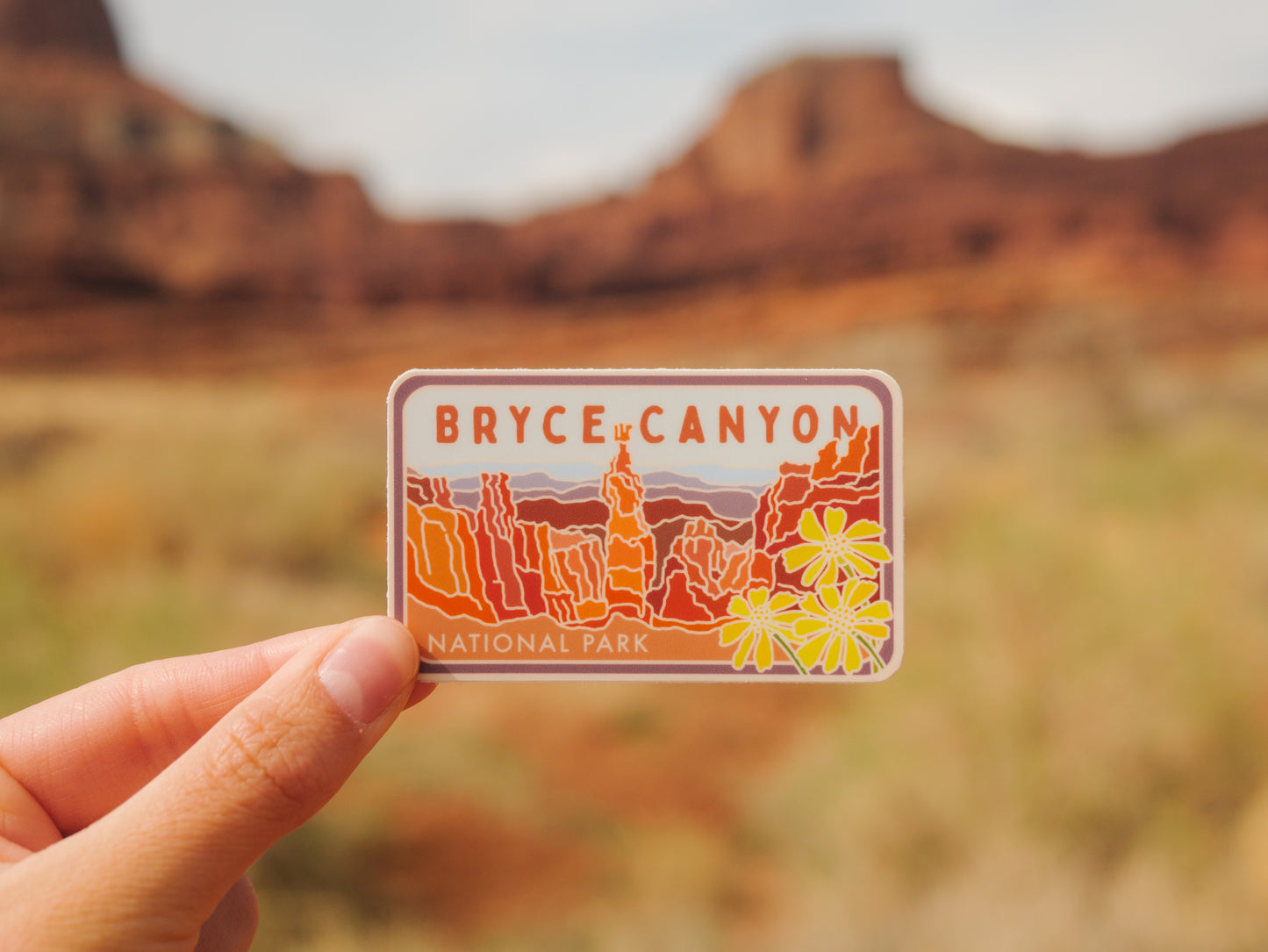 Bryce Canyon - License Plate Series | Sticker