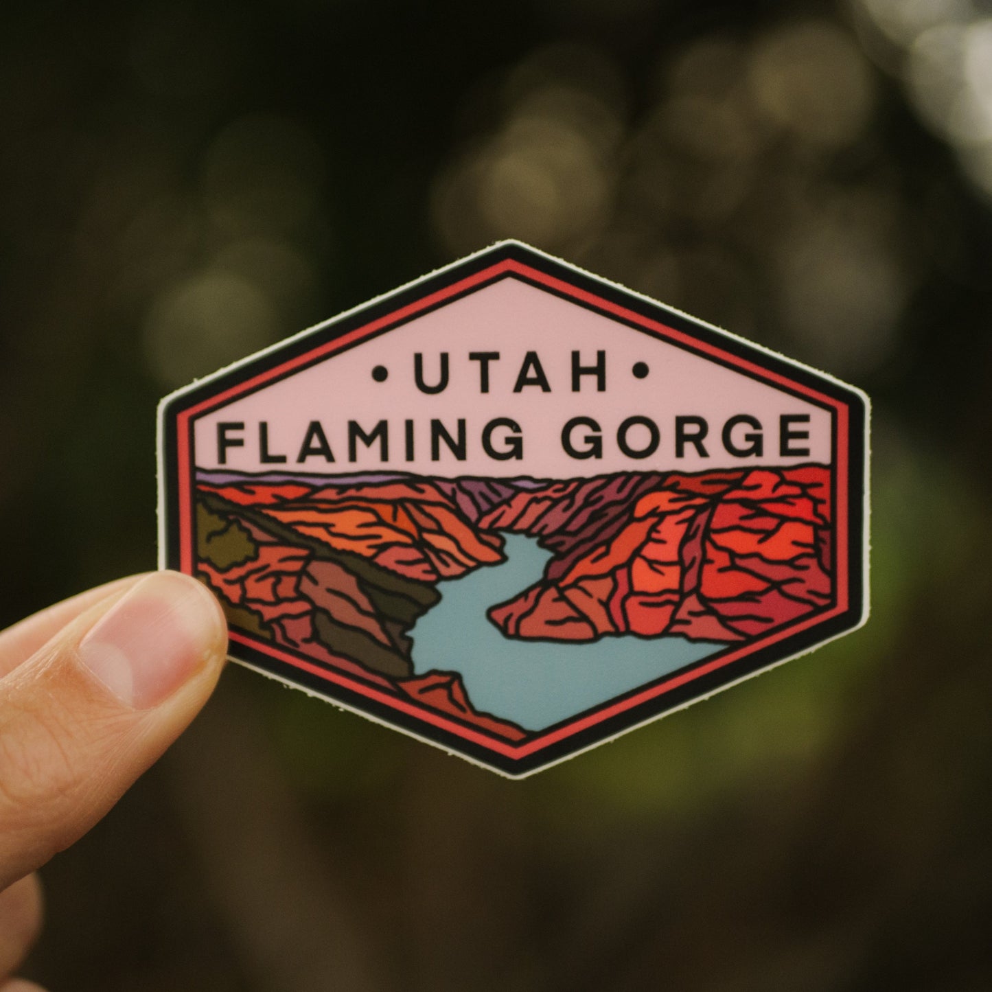 Flaming Gorge Utah | Sticker