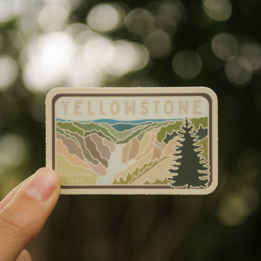 Yellowstone Falls | Sticker