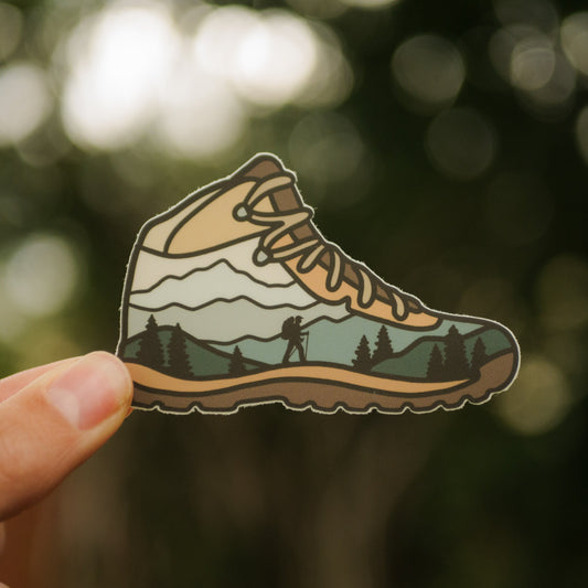 Mountain Hiking Boot | Sticker