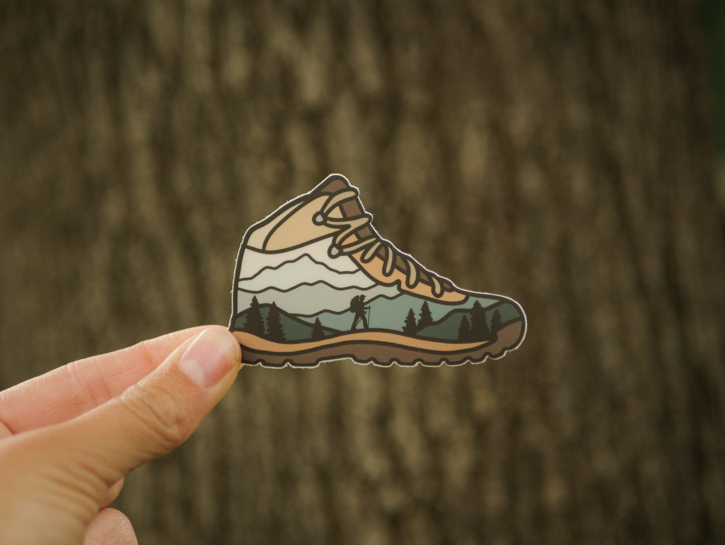 Mountain Hiking Boot | Sticker