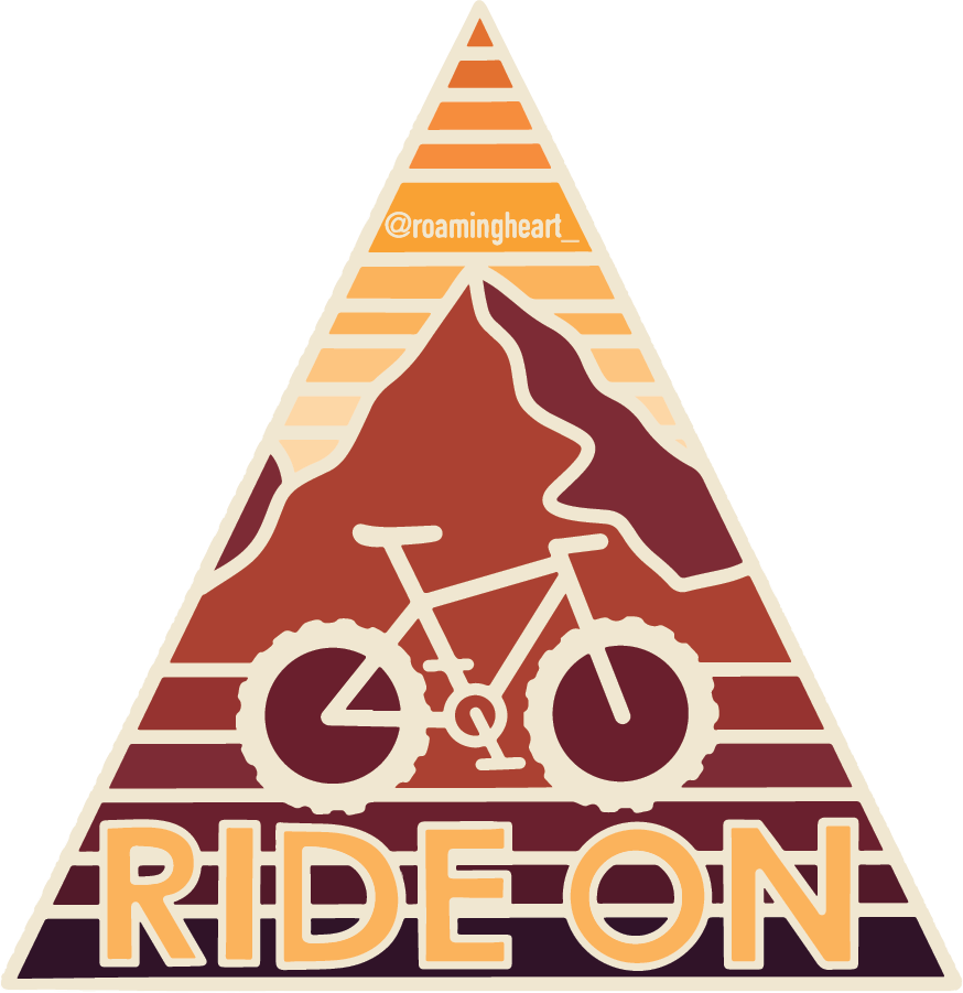 Ride On Mountain Bike | Sticker