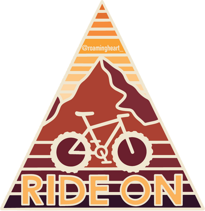 Ride On Mountain Bike | Sticker