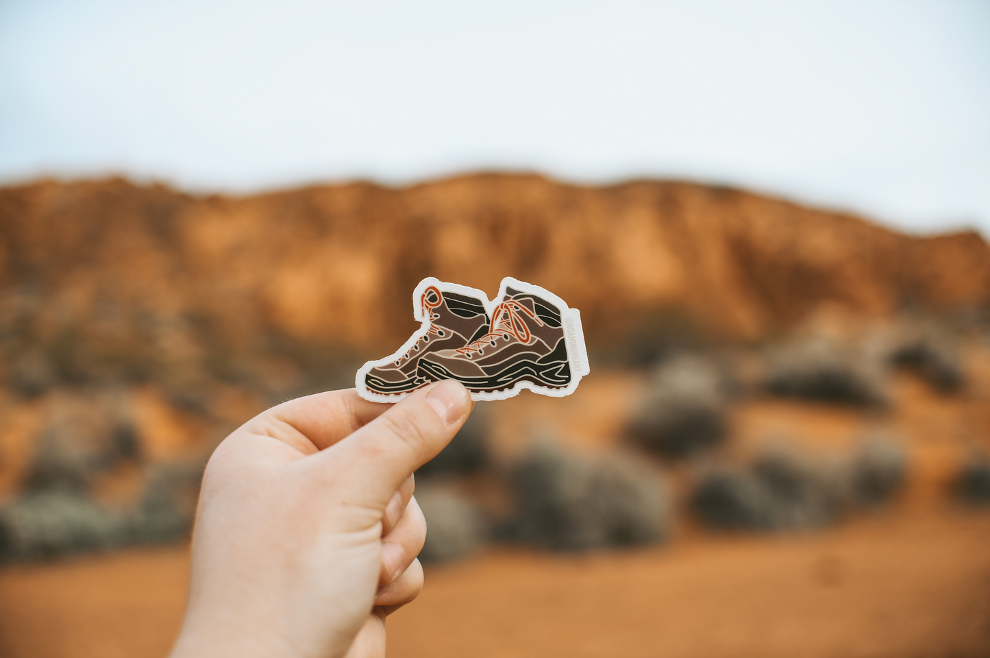 Hiking Boot | Clear Sticker