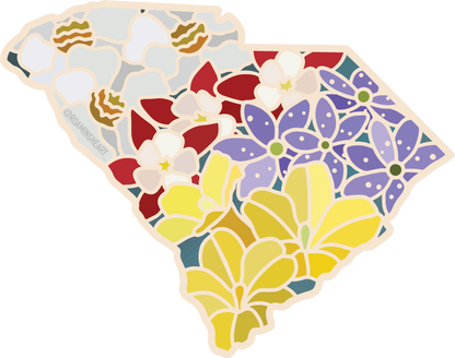 South Carolina Wildflower | Sticker