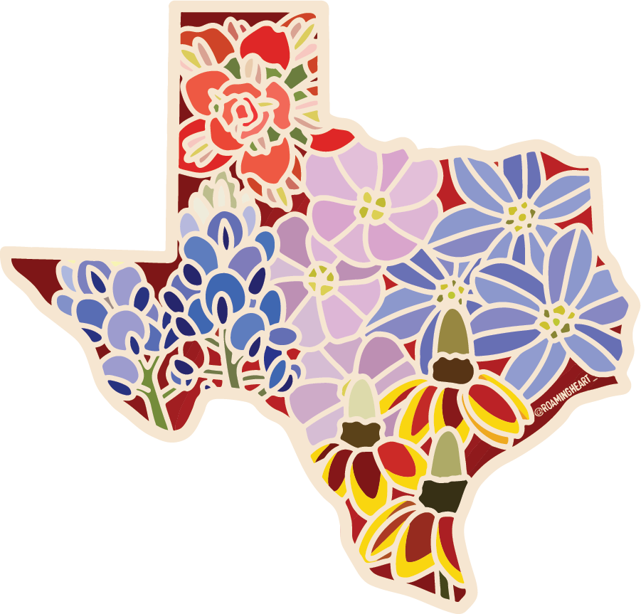 Texas Wildflower | Sticker