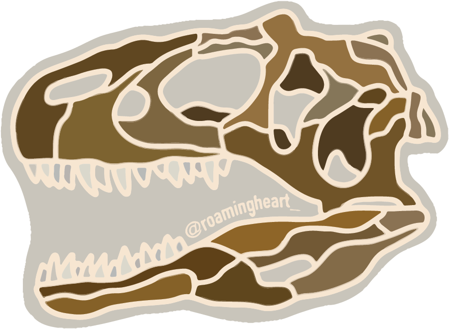 Dinosaur Fossil | Sticker