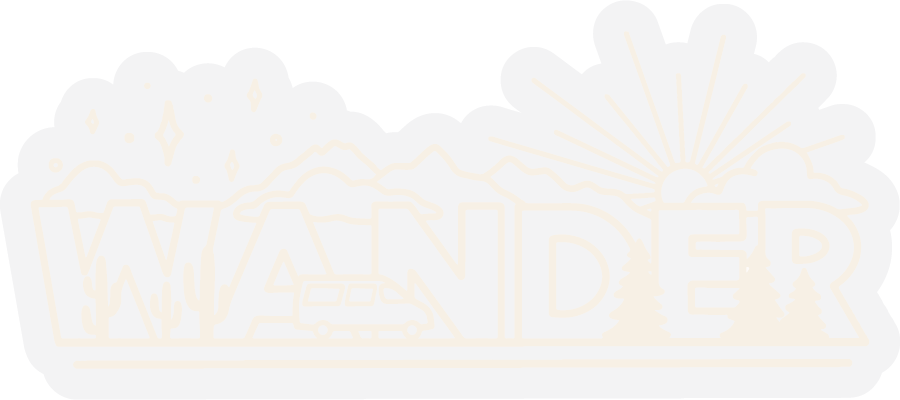 Wander | Clear Sticker