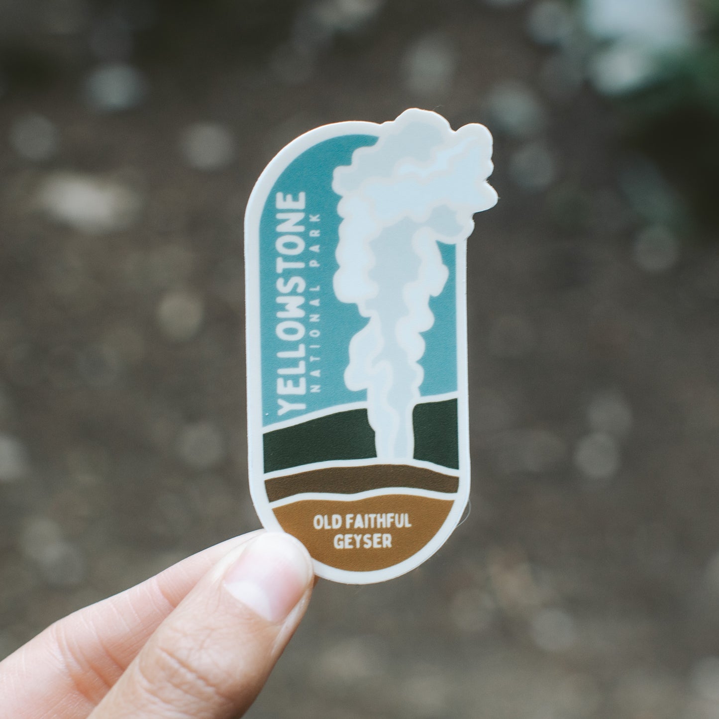 Yellowstone Old Faithful Geyser | Sticker