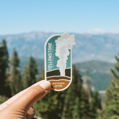 Yellowstone Old Faithful Geyser | Sticker