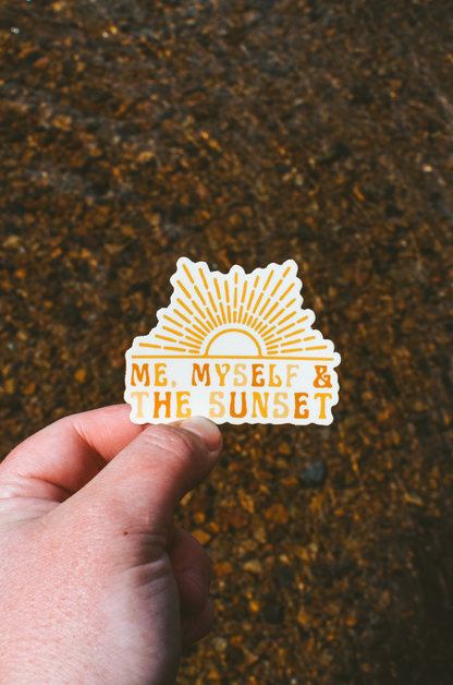 Me, Myself & The Sunset | Sticker